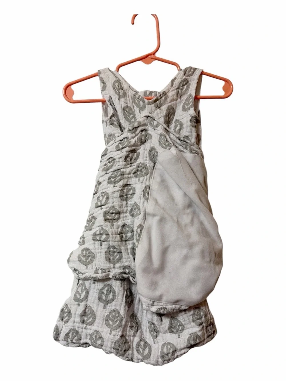 Halo Muslin Leaf Print Sleepsack Swaddle Newborn 0-3 Months